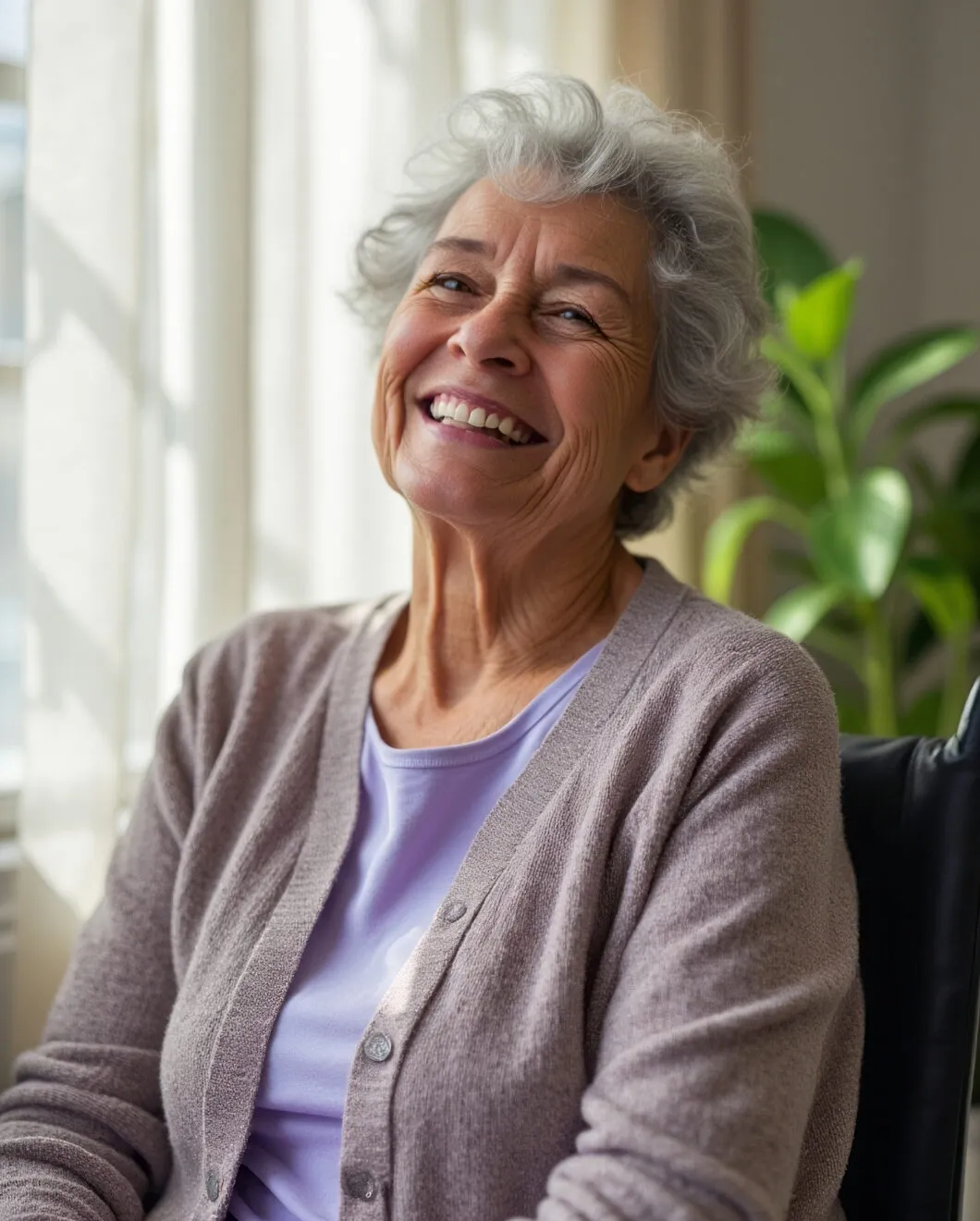 Paciente da Mais 60 Saúde, clínica geriátrica em Belo Horizonte